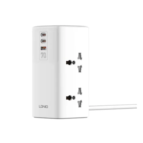 LDNIO SC4383 70W PD Multifunctional Tower Extension Power Socket