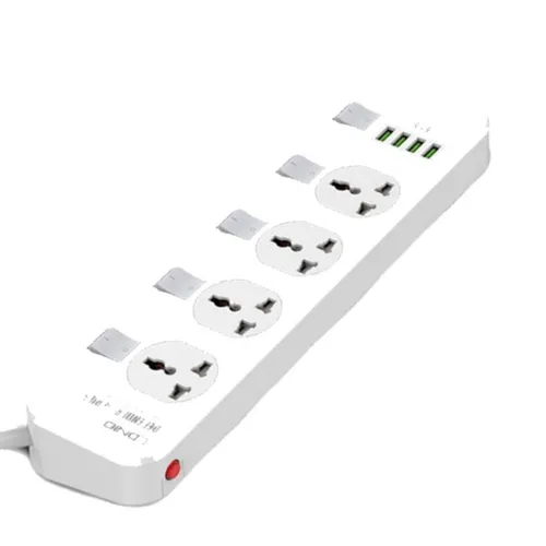 LDNIO SC4408 Power Socket 2500W 4 USB Extension Power Cord