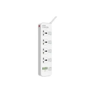 LDNIO SC4408 Power Socket 2500W 4 USB Extension Power Cord
