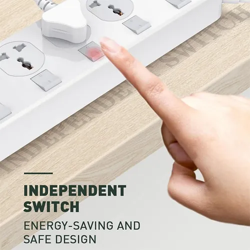 LDNIO SC4408C 4 Power Socket 2500W 2 USB + 2 PD Extension Power Cord