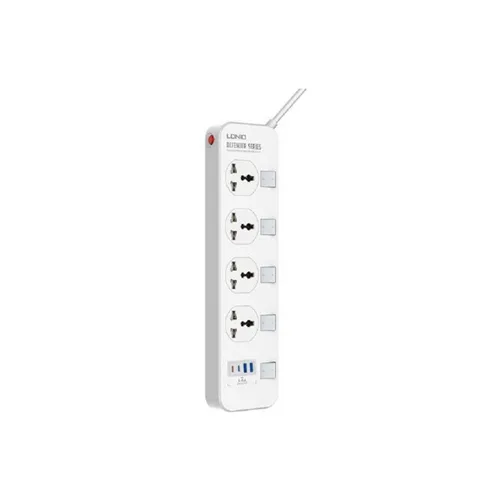 LDNIO SC4408C 4 Power Socket 2500W 2 USB + 2 PD Extension Power Cord