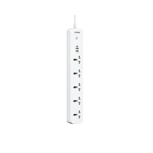 LDNIO SC5319 Power Strip Multi Protection with 5 AC Outlets + 2 USB +PD Extension Power Cord
