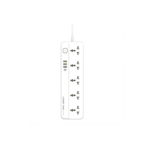 LDNIO SC5415 5 Power Socket 2500W 3 USB + 1 PD Extension Power Cord