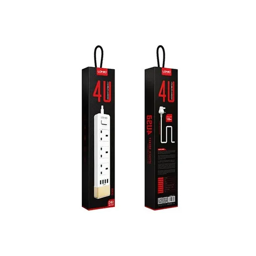 LDNIO SK3640 Power Socket 2500W 4 USB Extension Power Cord