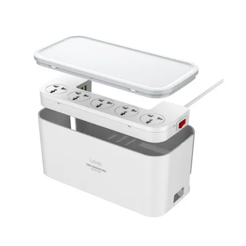 LDNIO SK5365 5 Power Socket + 3 USB Management Power Strip Box