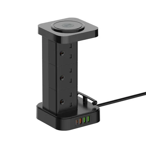 LDNIO SKW6457 15W Wireless Charging Power Socket