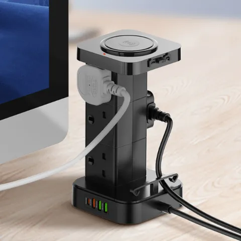 LDNIO SKW6457 15W Wireless Charging Power Socket