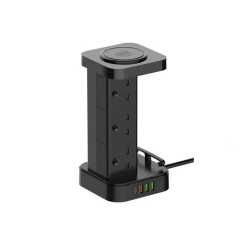 LDNIO SKW6457 6 Outlet USB Extension Power Cord