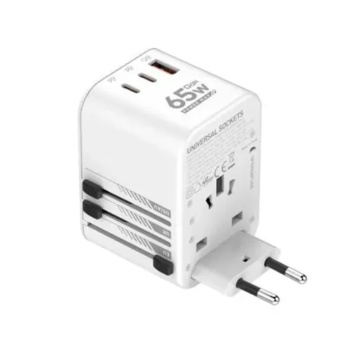 LDNIO Z6 3-USB Ports 65W GaN Travel Adapter