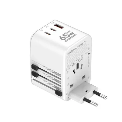 Ldnio Z6 Universal Travel Adapter Gan Charger 65W
