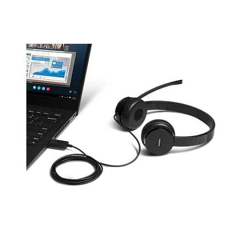Lenovo 100 Stereo On-Ear USB Headphone