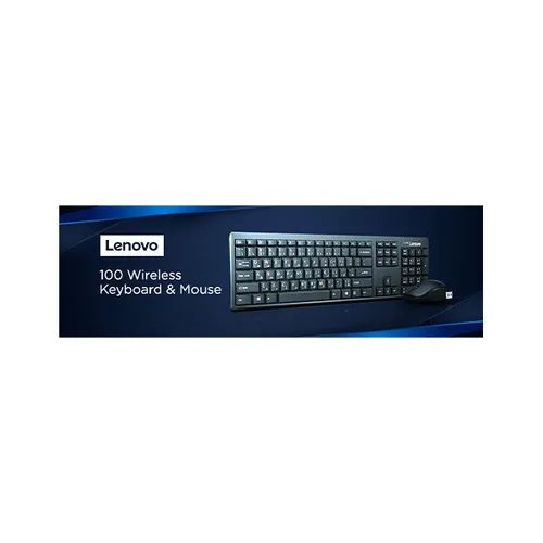 Lenovo 100 Wireless Keyboard and Mouse Combo