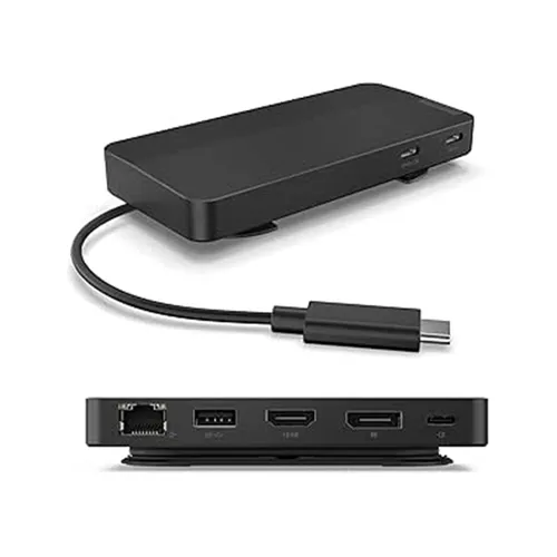 Lenovo 40B90000US 7 in 1 USB-C Dual Display Docking Station