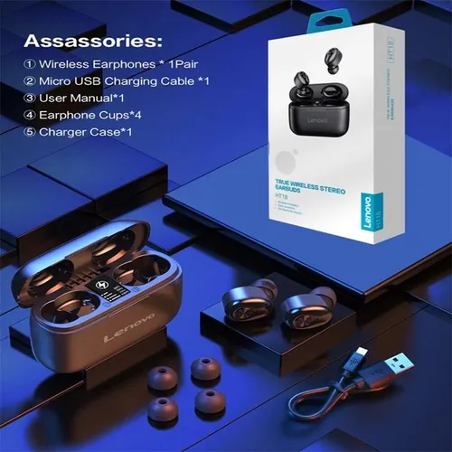 Lenovo HT18 TWS Stereo Earbuds
