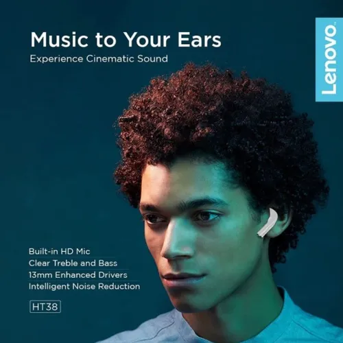 Lenovo HT38 Wireless Bluetooth Earbuds