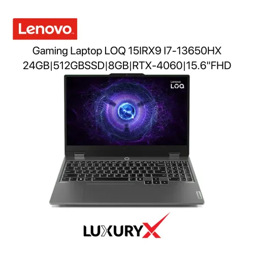 Lenovo LOQ 15IRX9 Gaming Laptop | Intel i7-13650HX | RTX 4060 8GB | 24GB RAM | 512GB SSD