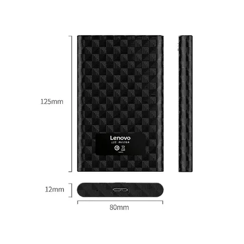Lenovo S-02 2.5 inch USB3.0 Hard Drive Enclosure