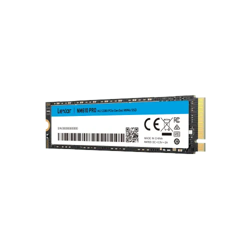 Lexar 1TB NM610PRO M.2 2280 PCIe Gen3x4 NVMe SSD