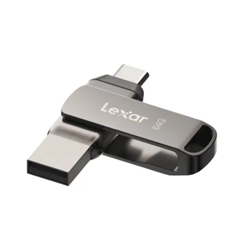 Lexar JumpDrive Dual Drive D400 64GB USB 3.1 Type-C Flash Drive