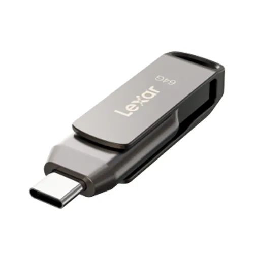 Lexar JumpDrive Dual Drive D400 64GB USB 3.1 Type-C Flash Drive