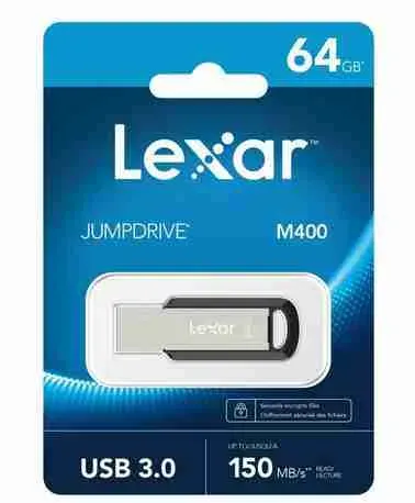 Lexar JumpDrive M400 64GB USB 3.0 Flash Drive