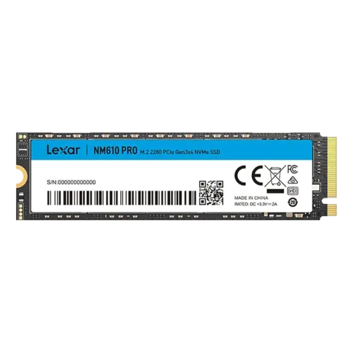 Lexar NM610 PRO 1TB PCIe Gen3x4 NVMe SSD (Not Sold Separately)