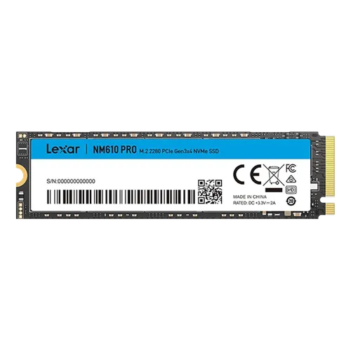 Lexar NM610PRO 2TB M.2 2280 PCIe Gen3x4 NVMe1.4 SSD