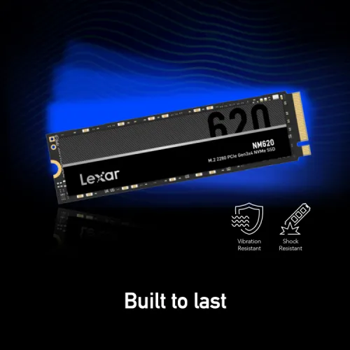 Lexar NM620 M.2 2280 256GB PCIe NVMe Internal SSD