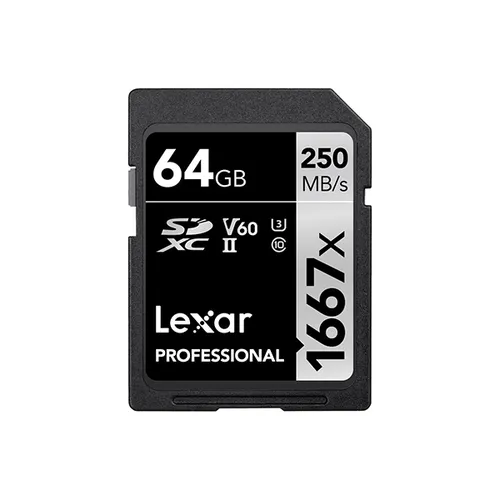 Lexar Professional 1667x 64GB SDXC UHS-II Card