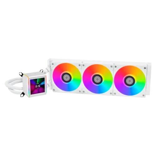 Lian Li Galahad II LCD 360mm Liquid CPU Cooler - WHITE\BLACK