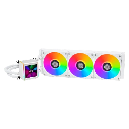 Lian Li Galahad II LCD 360mm Liquid CPU Cooler - WHITE\BLACK