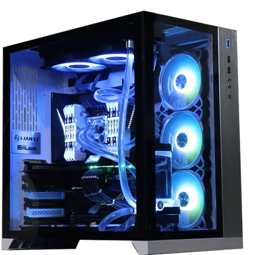 LIAN LI PC-O11 DYNAMIC WHITE/BLACK