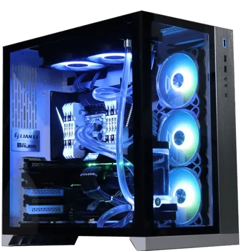 LIAN LI PC-O11 DYNAMIC WHITE/BLACK