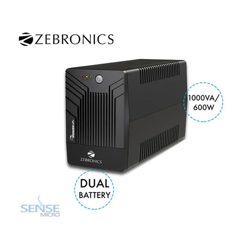 LINE INTERACTIVE UPS - ZEBRONICS ZEB-U1200 1000VA(2y)