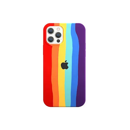 Liquid Rainbow Silicone Case for iPhone