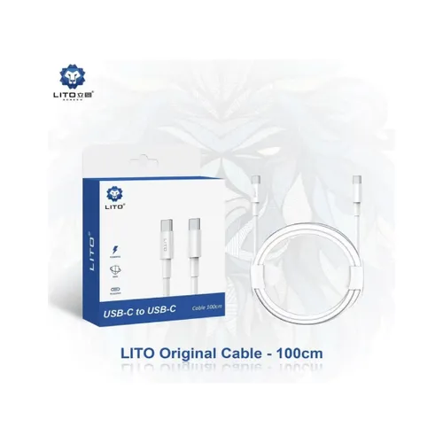 LITO 100cm USB-C To USB-C Cable Power Line For Android Phones And Ipad