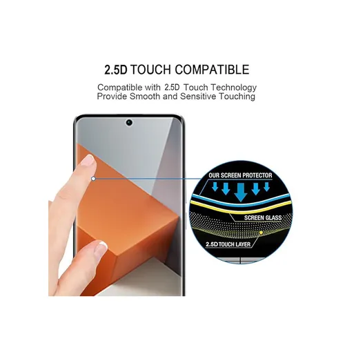 LITO 3D Full Glue Tempered Glass Screen Protector for Redmi Note 13 Pro Plus