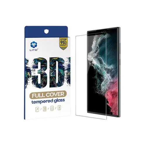 LITO 3D Tempered Glass Screen Protector for Samsung Galaxy S23 Ultra