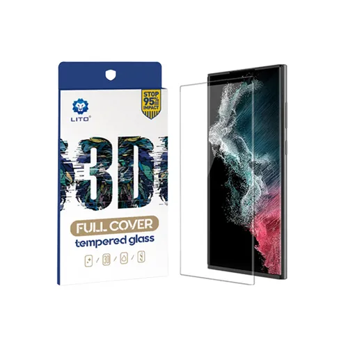 LITO 3D Tempered Glass Screen Protector for Samsung Galaxy S23 Ultra