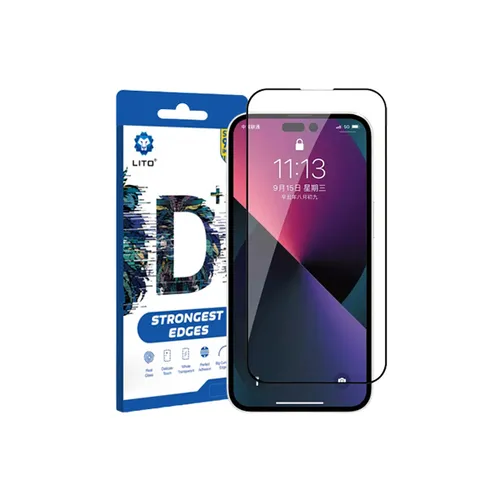 LITO D+ Dustproof Glass Screen Protector for iPhone 14
