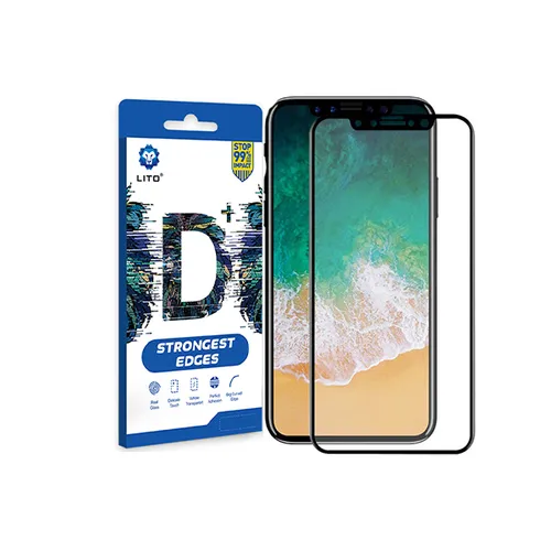 LITO D+ Dustproof Glass Screen Protector for iPhone X