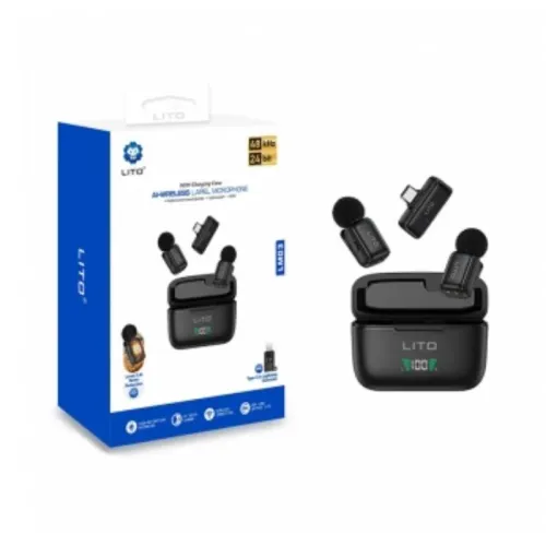LITO LM03 Professional AI Wireless Lapel Microphone