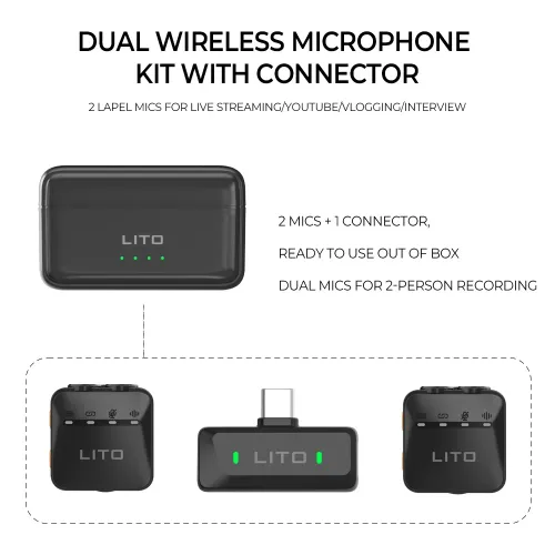 LITO LM04 Wireless Lavalier Microphone