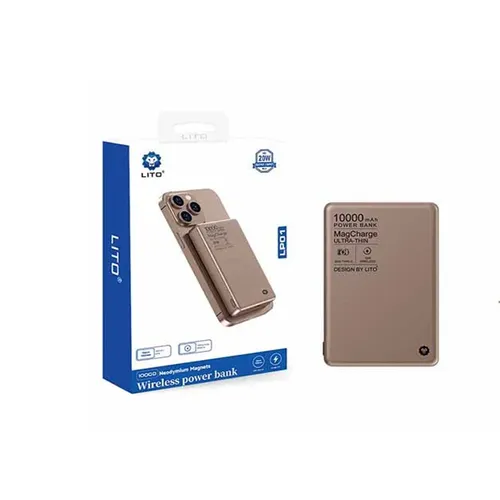 LITO LP01 15W 10000mAh Metal Magsafe Magnetic Power Bank