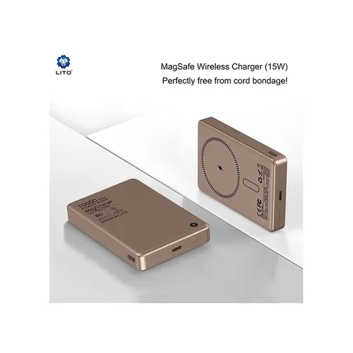LITO LP01 15W 10000mAh Metal Magsafe Magnetic Power Bank