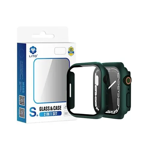 LITO S+ 2-in-1 Screen Protector and Case for Apple Watch 40mm