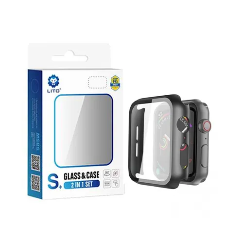 LITO S+ 2-in-1 Screen Protector and Case for Apple Watch 49mm