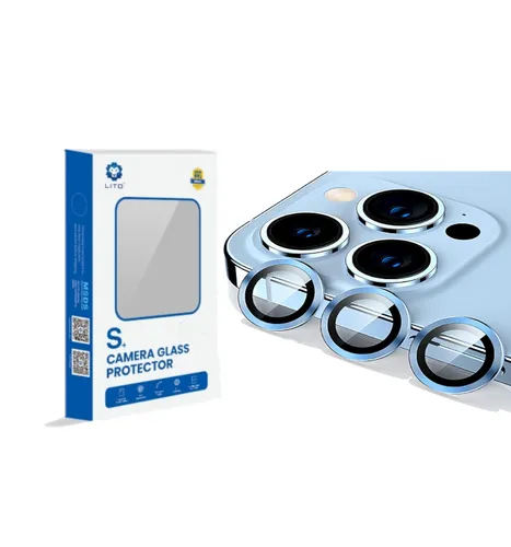 LITO S+Tempered Glass Camera Lens Protector For iPhone (3 Lens)
