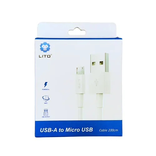 Lito USB-A To Micro USB 2M Cable