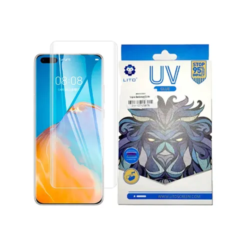 LITO UV Liquid Full Glue Tempered Glass Screen Protector for Huawei P40 Pro